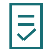 Checked document icon
